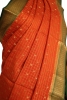 Grand Zari Checks Zari Butta Finest Pure Mysore Crepe Silk Saree 